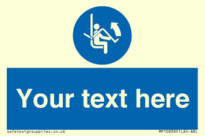 Custom Mandatory: Open safety bar of chairlift